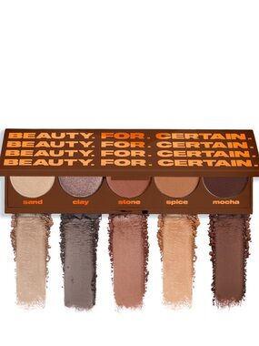 Neutral Eyeshadow Palette - Warm Brown & Sand Shades
